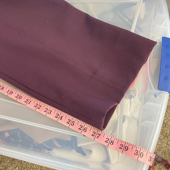 NWT VINCE Pants Plus Size Maroon Burgundy Purple Pull On Career Pants XXXL 3X - Picture 15 of 16